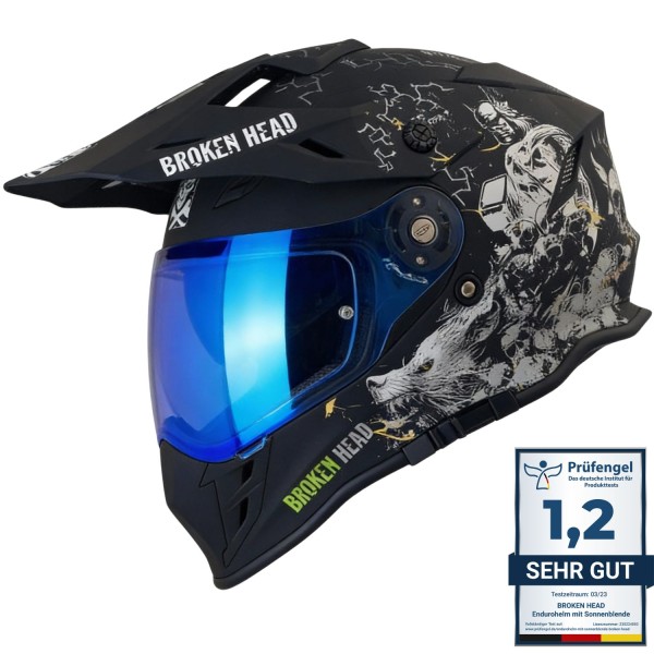 Broken Head Fullgas Viking VX3 Endurohelm von Helme Mädl